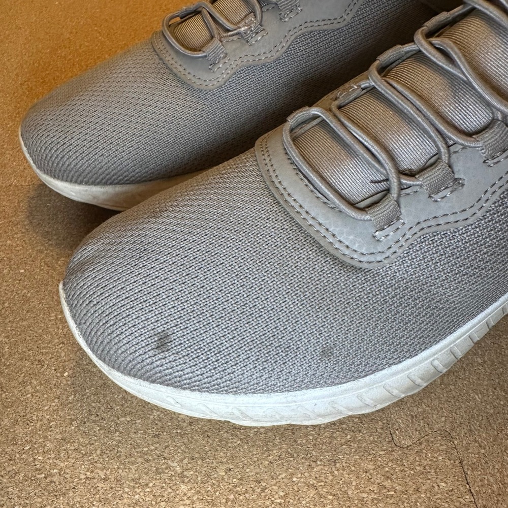 Skechers Bobs Sport Squad‎ Chaos Slip-Ins Taupe Grey Sneakers 117500 Womens 10 - Picture 6 of 11